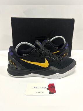 Nike Kobe 8 Protro ‘Lakers Away’ (HF9550 001) Shoes Size: 7.5 M